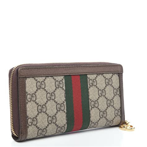 Gucci ophidia zip around wallet